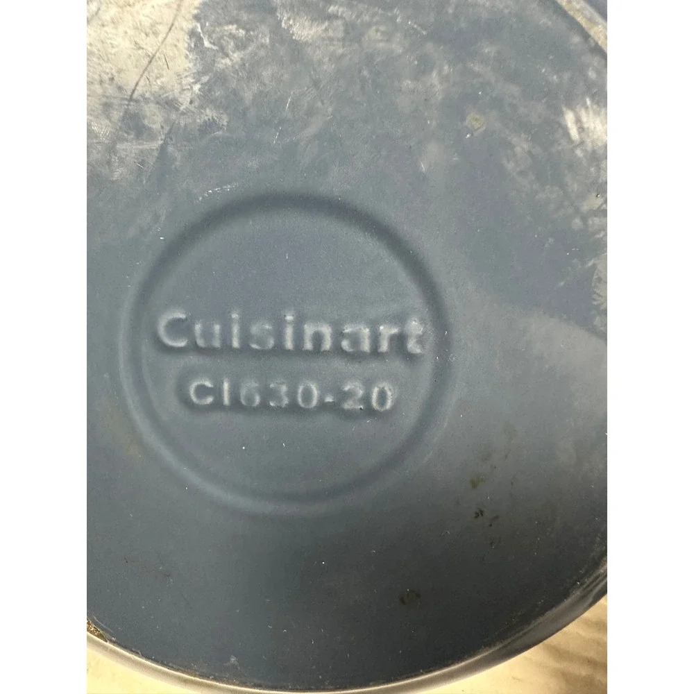 Cuisinart CI630-20 Navy Blue Enameled Cast‎ Iron 3 Qt Round Dutch Oven with Lid